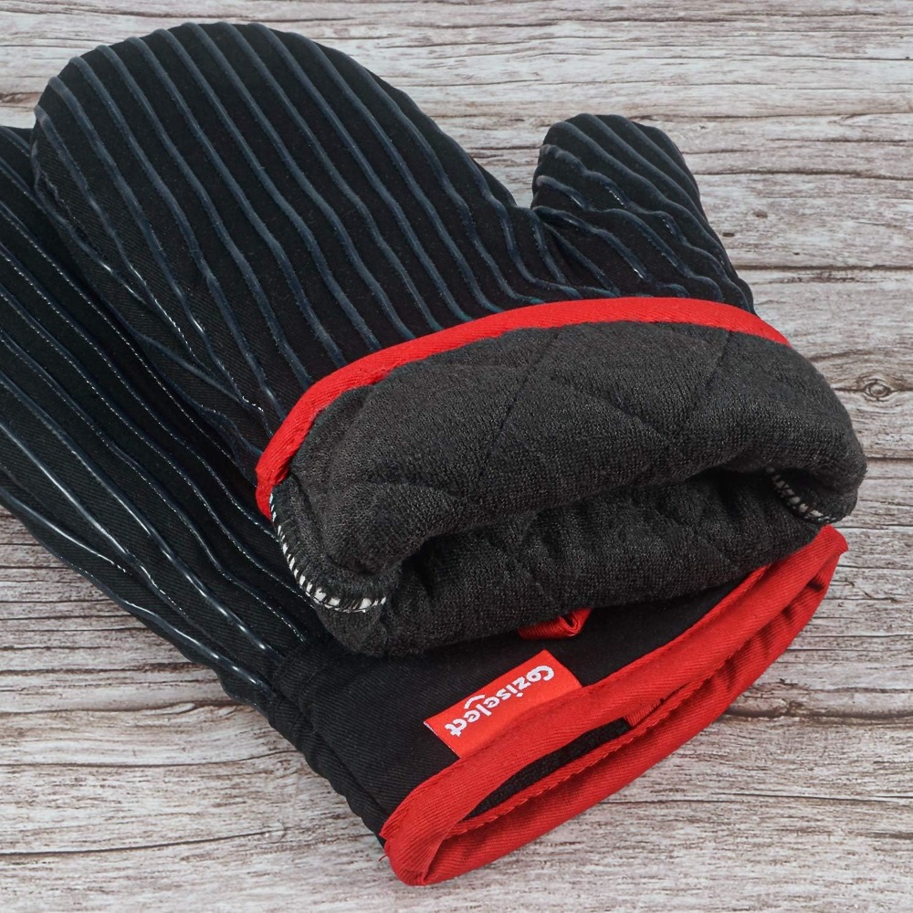 Heat Resistant Oven Mitts and  - Oven Mitt Silicone ulasan dan harga