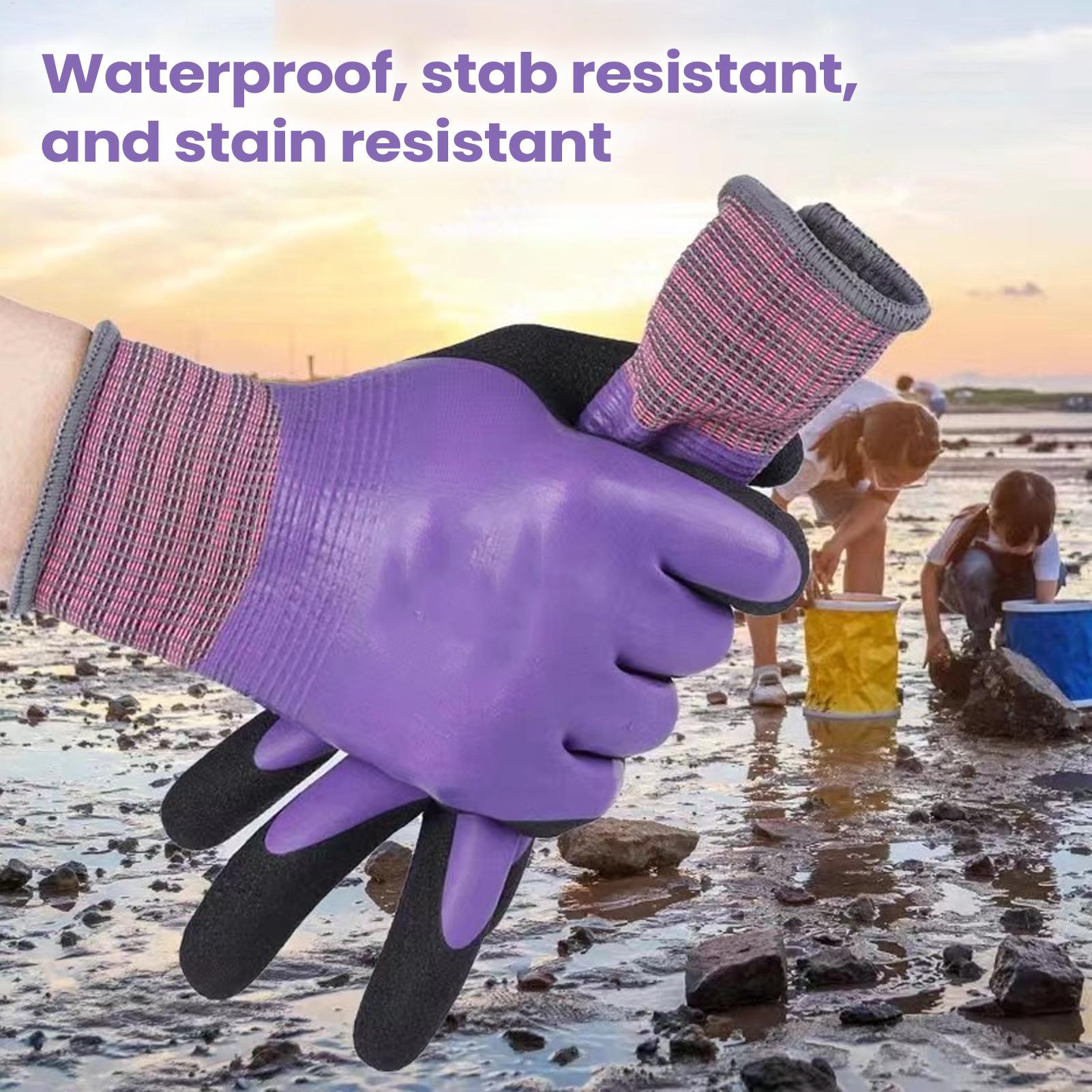 Waterproof Latex Safety Gloves - Gardening Glove Waterproof ulasan dan harga