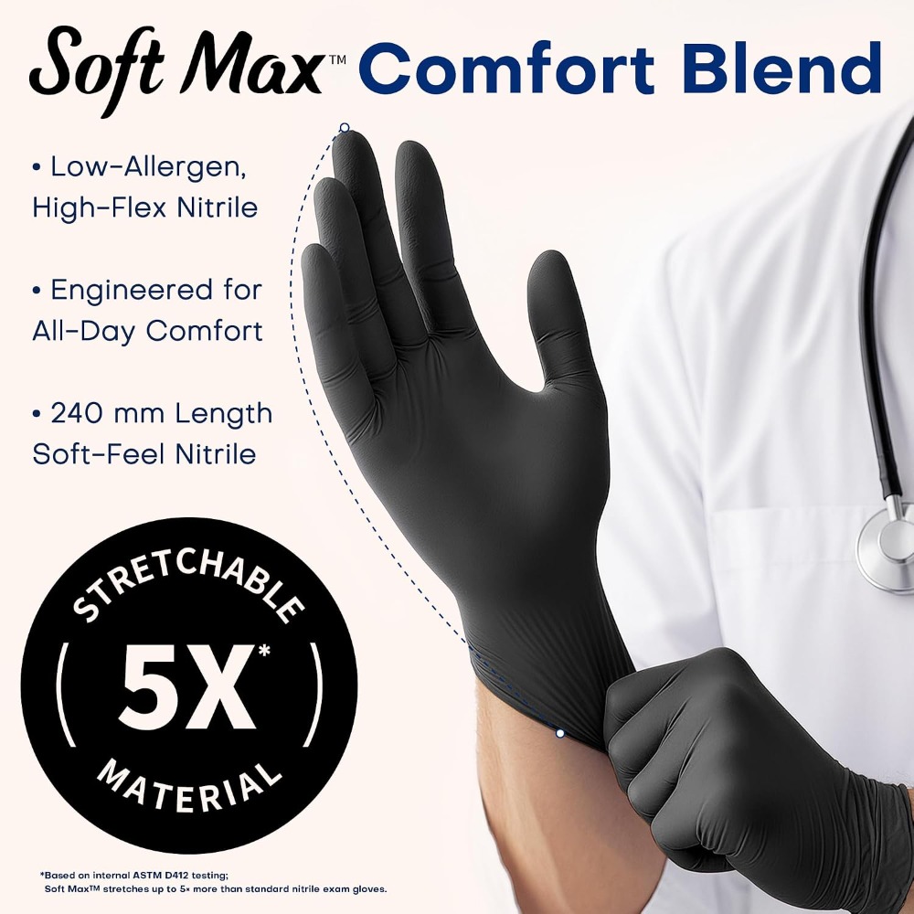 Nitrile Exam Gloves, 1000Pcs L - Exam Glove Nitrile ulasan dan harga
